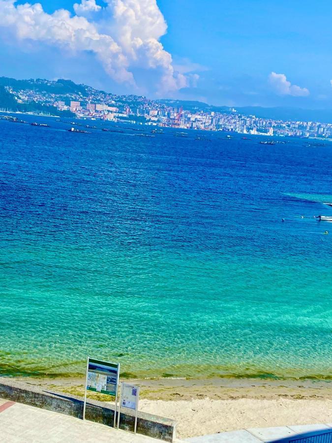 Ferienwohnung Disfruta Del Mar Y La Brisa Marina - Xanela Ao Mar Moaña Exterior foto